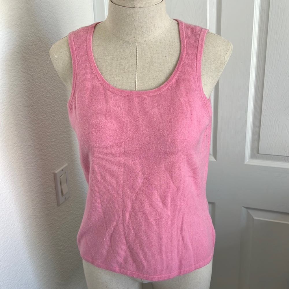 Nordstrom Studio 121 cashmere sleeveless top